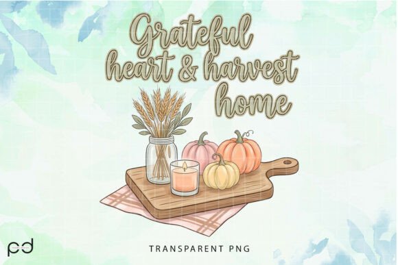 Download Grateful Heart and Harvest Home Graphics - Premium Resources