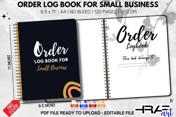 Download Order Log Book for Small Business | KDP - Small business Collection
