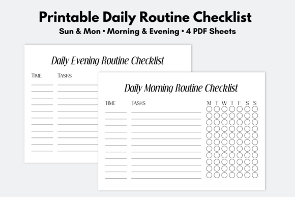 Download Daily Routine Printable Checklist - Printable checklist Collection