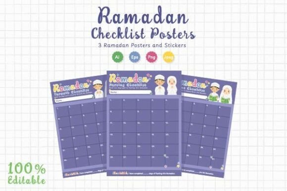 Download Ramadan Printable Checklist Posters Kids - Printable checklist Collection