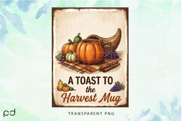 Download A Toast to the Harvest Mug Graphics - Premium Resources