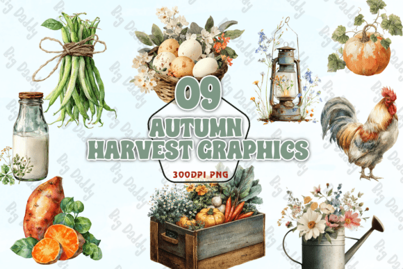 Download Autumn Harvest Graphics PNG - Harvest graphics Collection