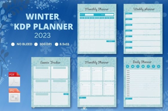 Download Winter Planner or Tracker - Premium Resources